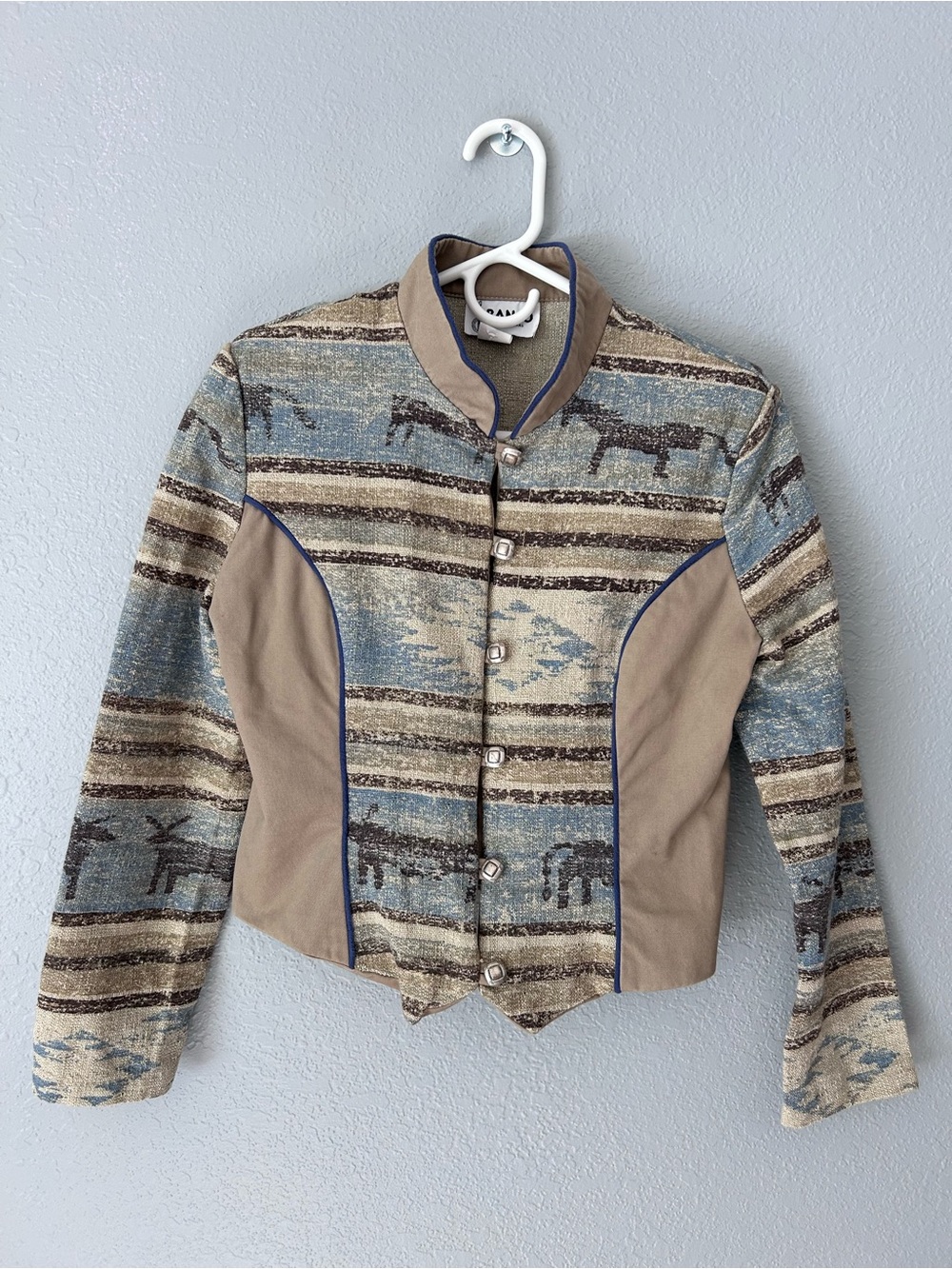 Banjo Cropped Western Rodeo Jacket Size Medium - Picture 10 of 10